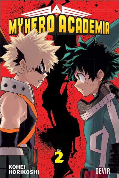 Livro Mangá- My Hero Academia - n.º 2 - EXPLODE, NERD MALDITO!